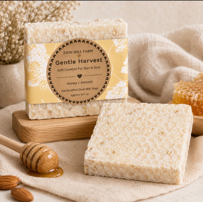 Honey Almond Oatmeal Goat Milk Soap