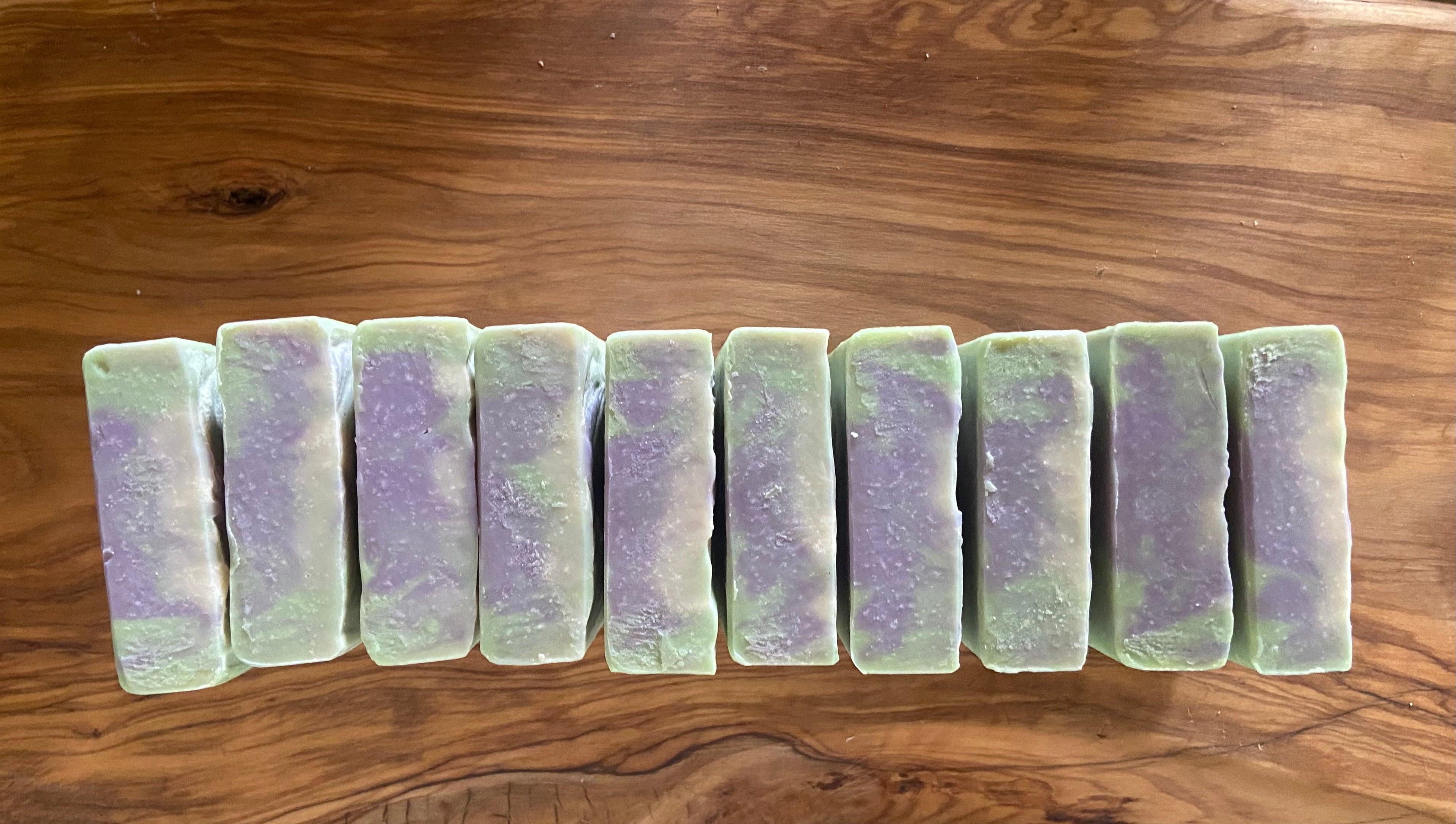 Handcrafted Soap Bar Clover Meadow, Lavender Cedarwood Aroma, Nourishing Tallow Formula